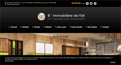 Desktop Screenshot of immobilieredelest.fr